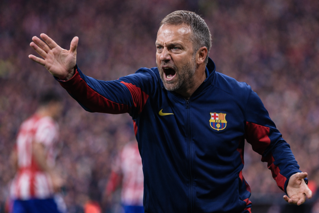 فليك وبخ لاعبي برشلونة